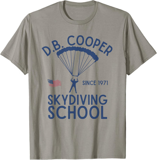 D.B. Cooper Parachute Hijacking Ransom Money Vintage T-Shirt - T-Shirt | Sand