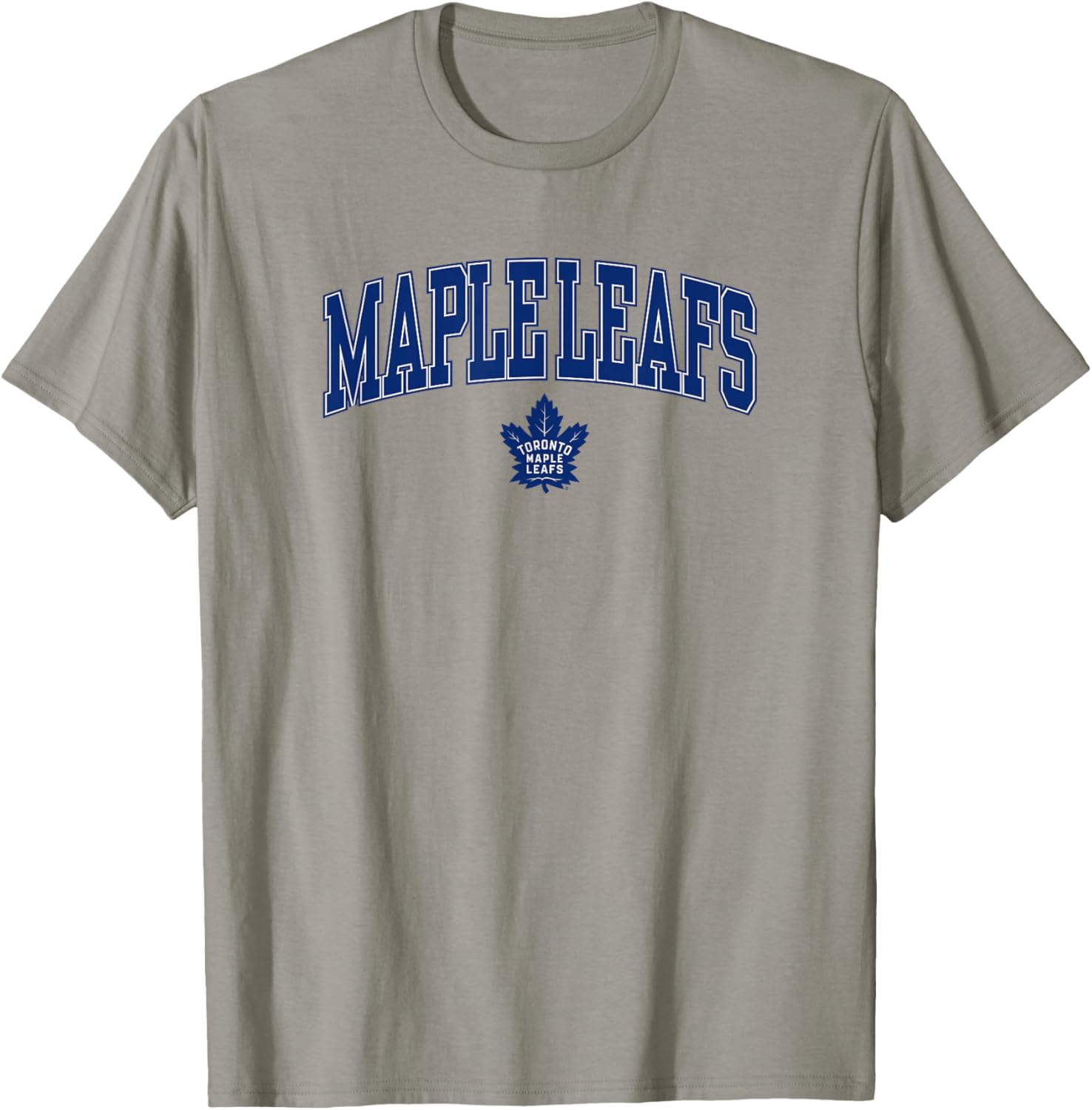 Toronto Maple Leafs Arch Over Gray Officially Licensed T-Shirt - T-Shirt | Sand