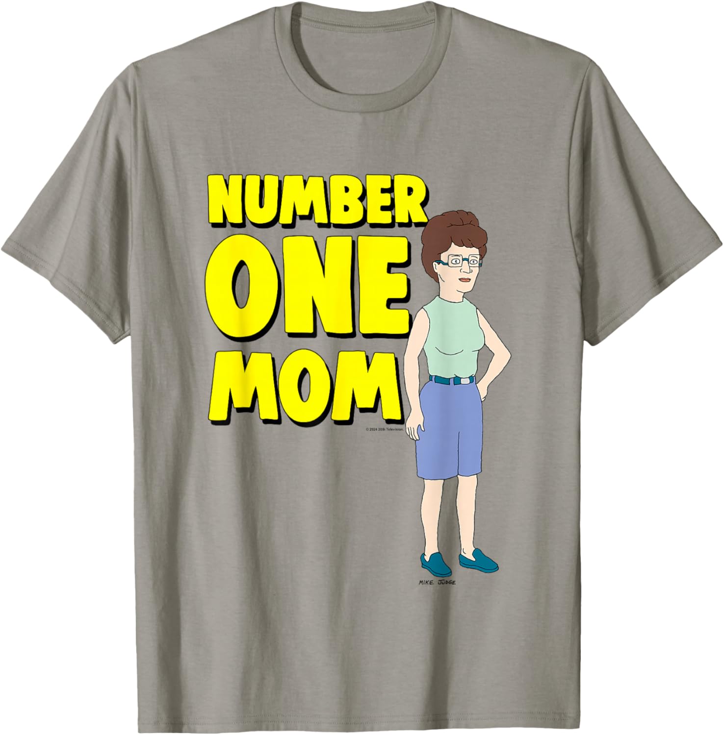 King of The Hill Mother's Day Number One Mom Peggy Big Logo T-Shirt - T-Shirt | Sand