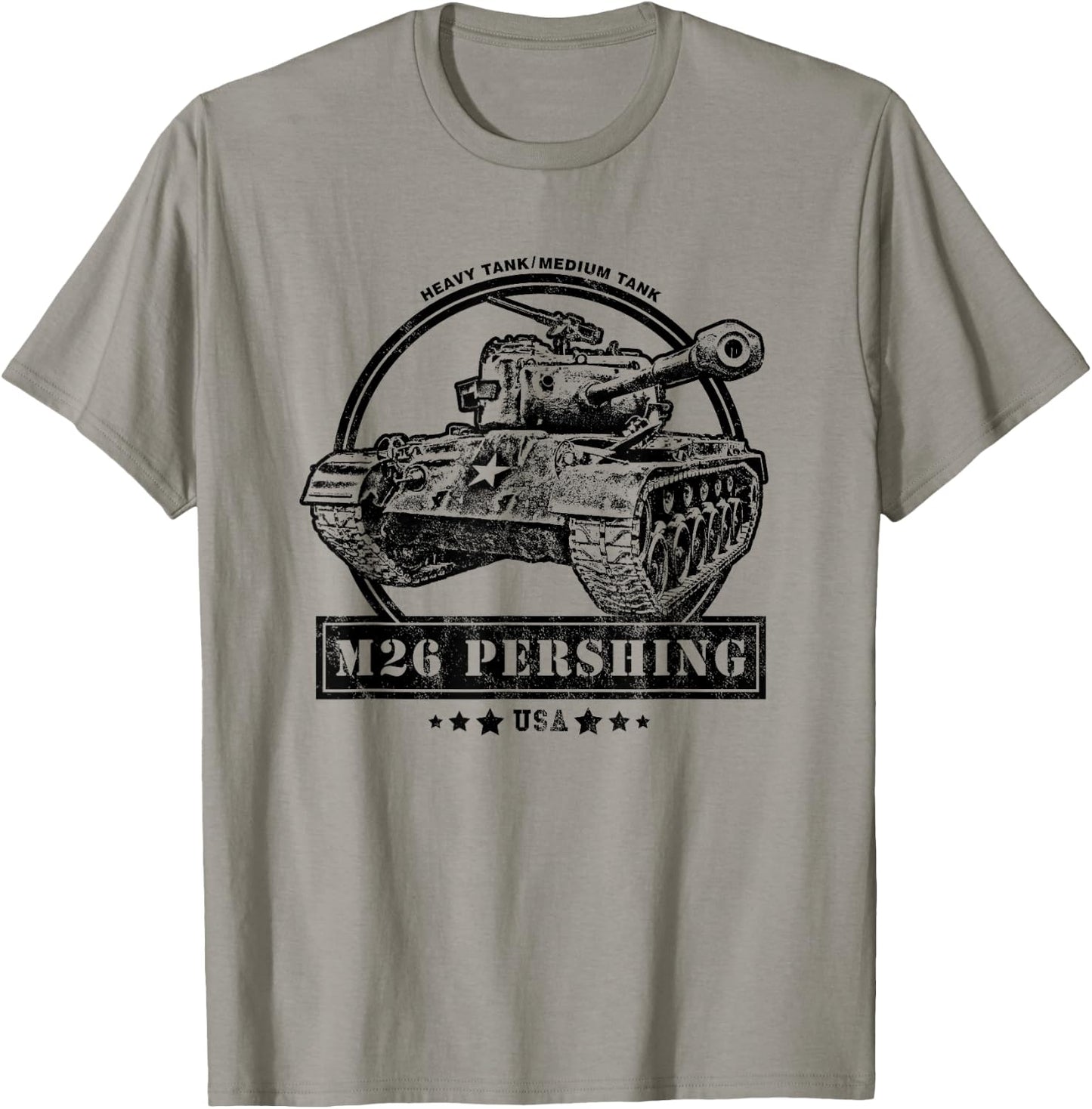 M26 Pershing WW2 Tank T-Shirt - T-Shirt | Sand