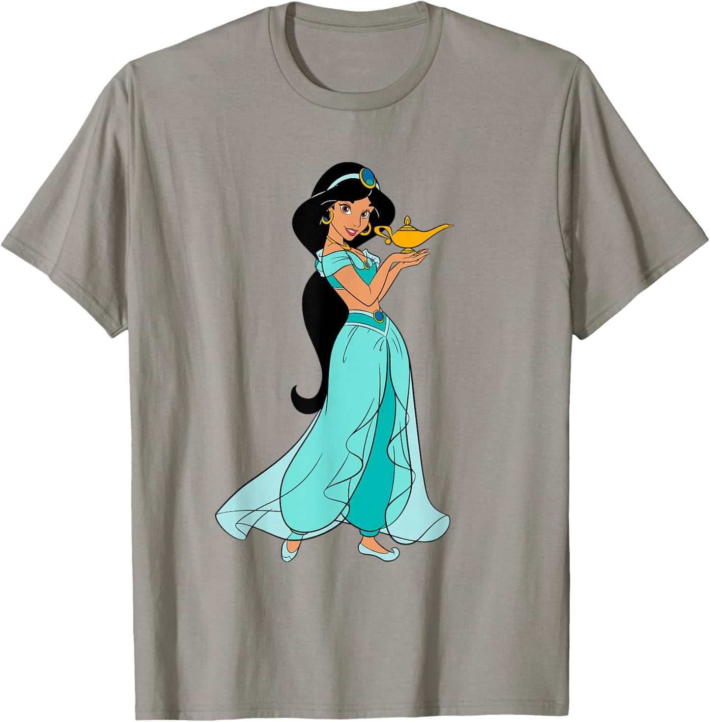 Disney Aladdin Princess Jasmine and Magic Lamp 90s T-Shirt - T-Shirt | Sand