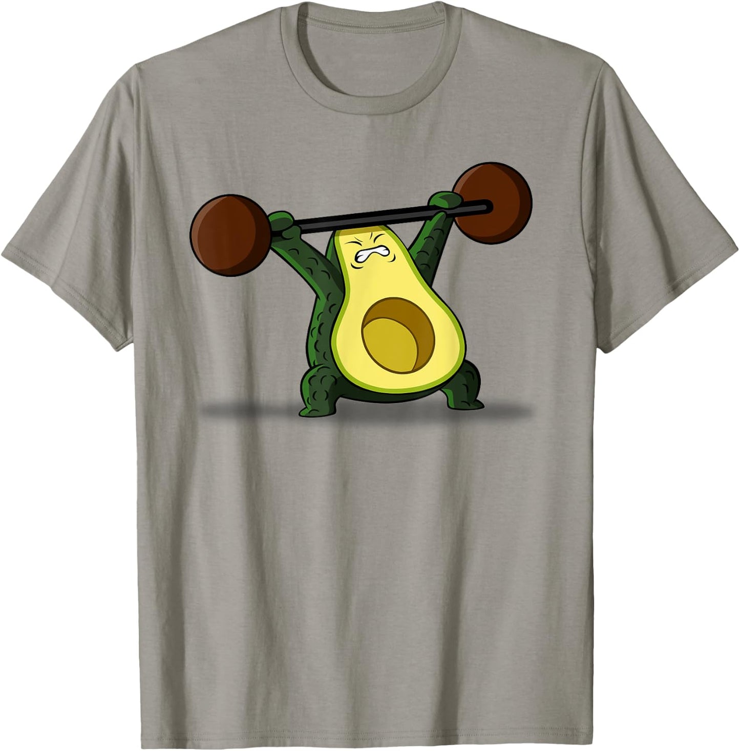 Avocado lifting weights T-Shirt - T-Shirt | Sand