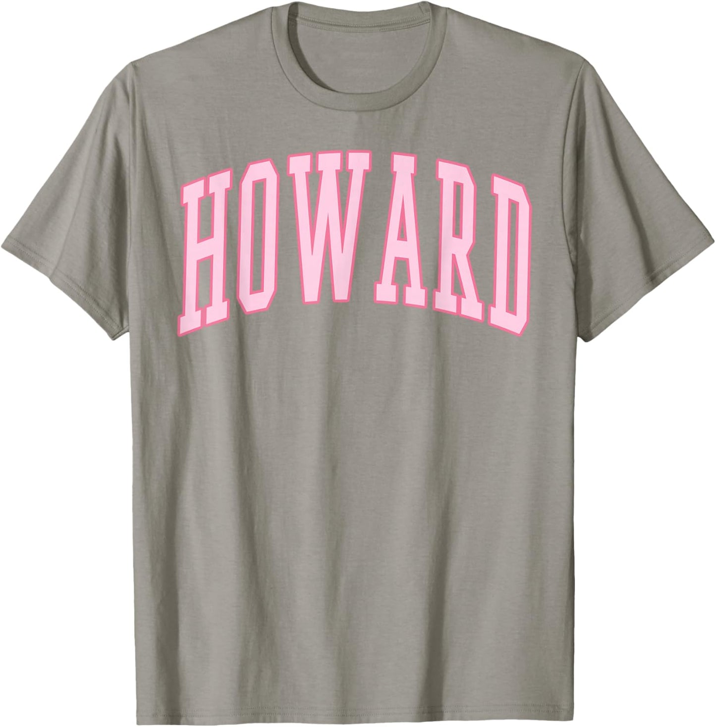 Howard Vintage Preppy Varsity Pink Sports T-Shirt - T-Shirt | Sand