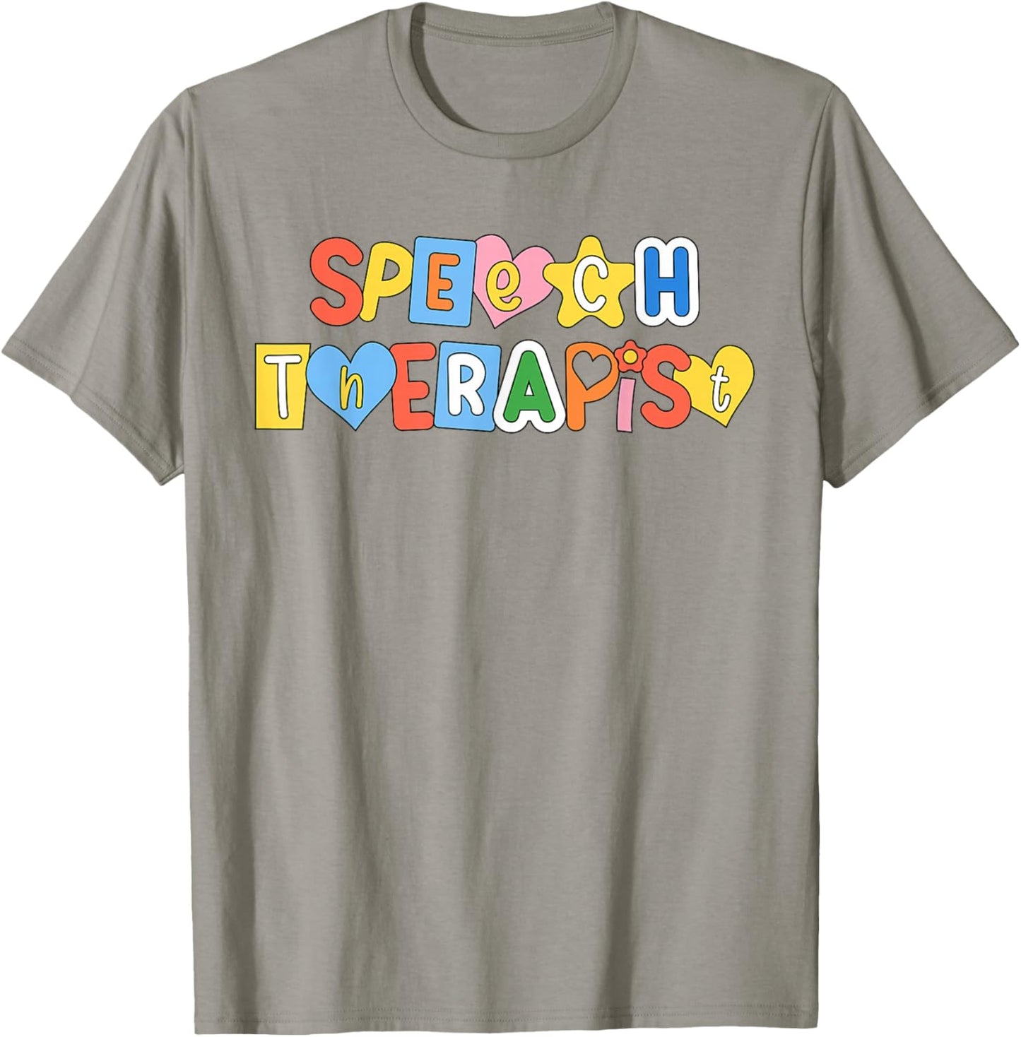 Speech Therapy Speech Language Pathologist Therapist SLP T-Shirt - T-Shirt | Sand