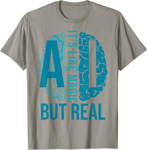 AI Its Like Magic But Real Artificial Intelligence Developer T-Shirt - T-Shirt | Sand
