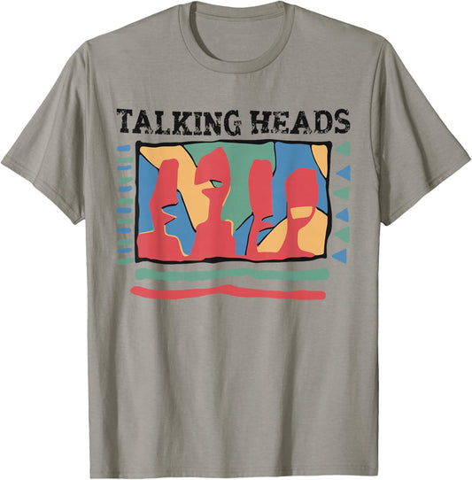 Talking Heads Yellow Retro Graphic T-Shirt - T-Shirt | Sand