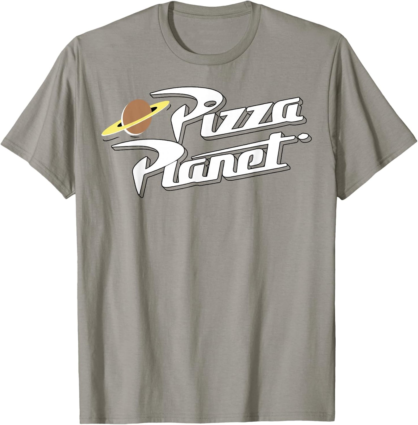 Disney Pixar Toy Story Pizza Planet Logo T-Shirt - T-Shirt | Sand