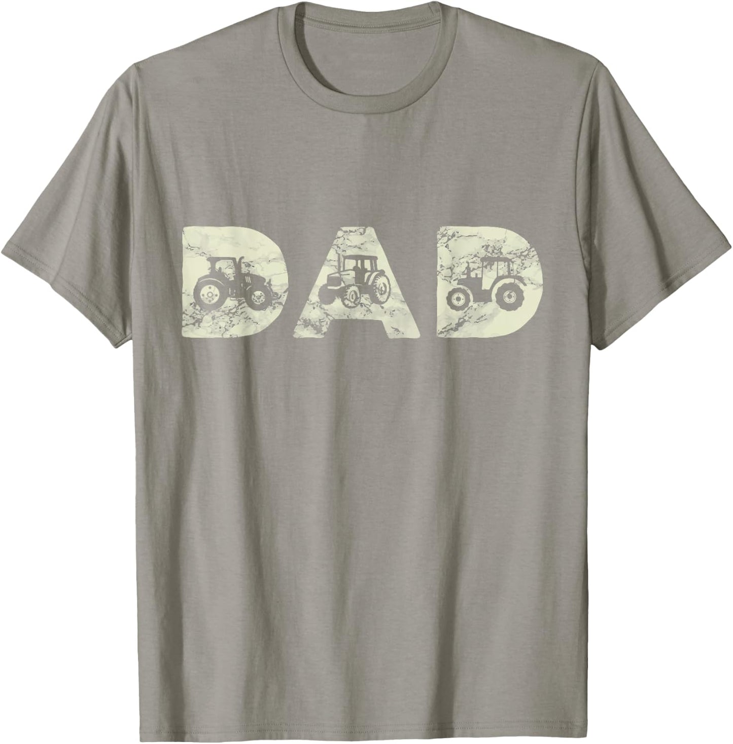 Tractor Dad Farming Father Farm Lover Farmer Daddy T-Shirt - T-Shirt | Sand
