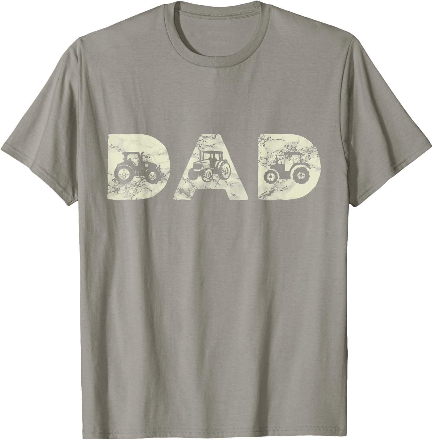 Tractor Dad Farming Father Farm Lover Farmer Daddy T-Shirt - T-Shirt | Sand