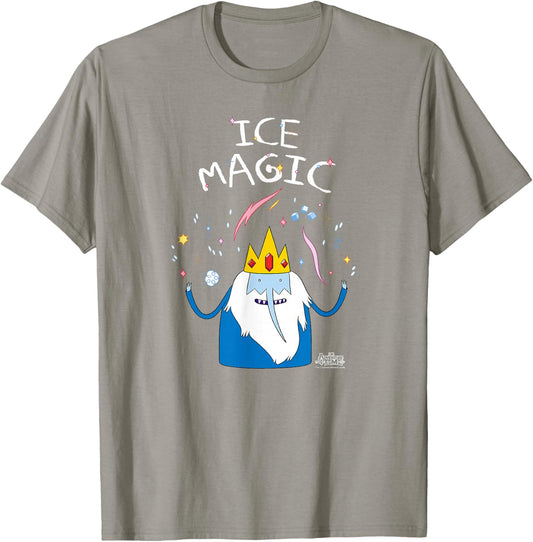 Adventure Time Ice King Magic T-Shirt - T-Shirt | Sand