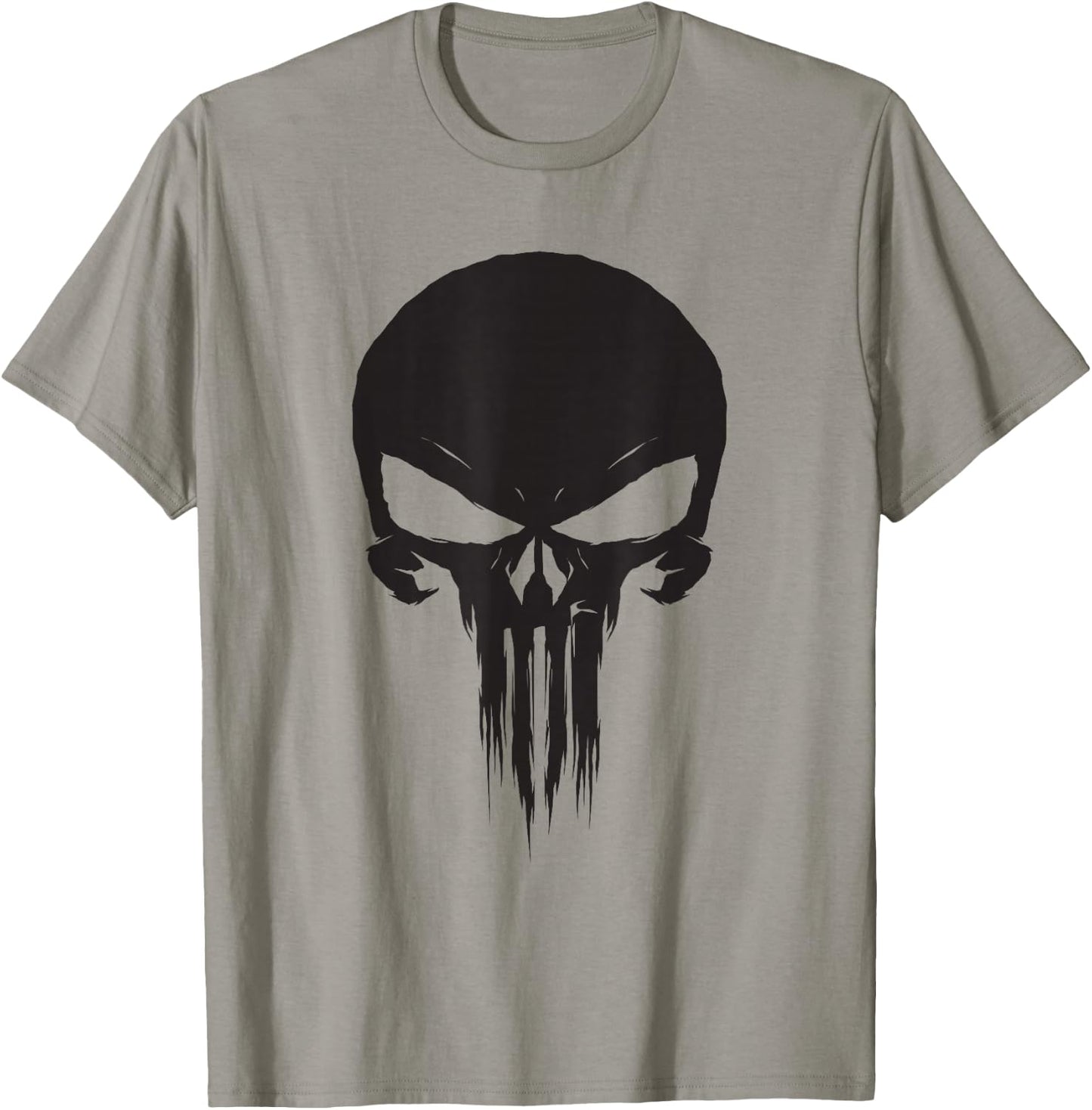 Marvel The Punisher Classic Skull Black Logo T-Shirt - T-Shirt | Sand