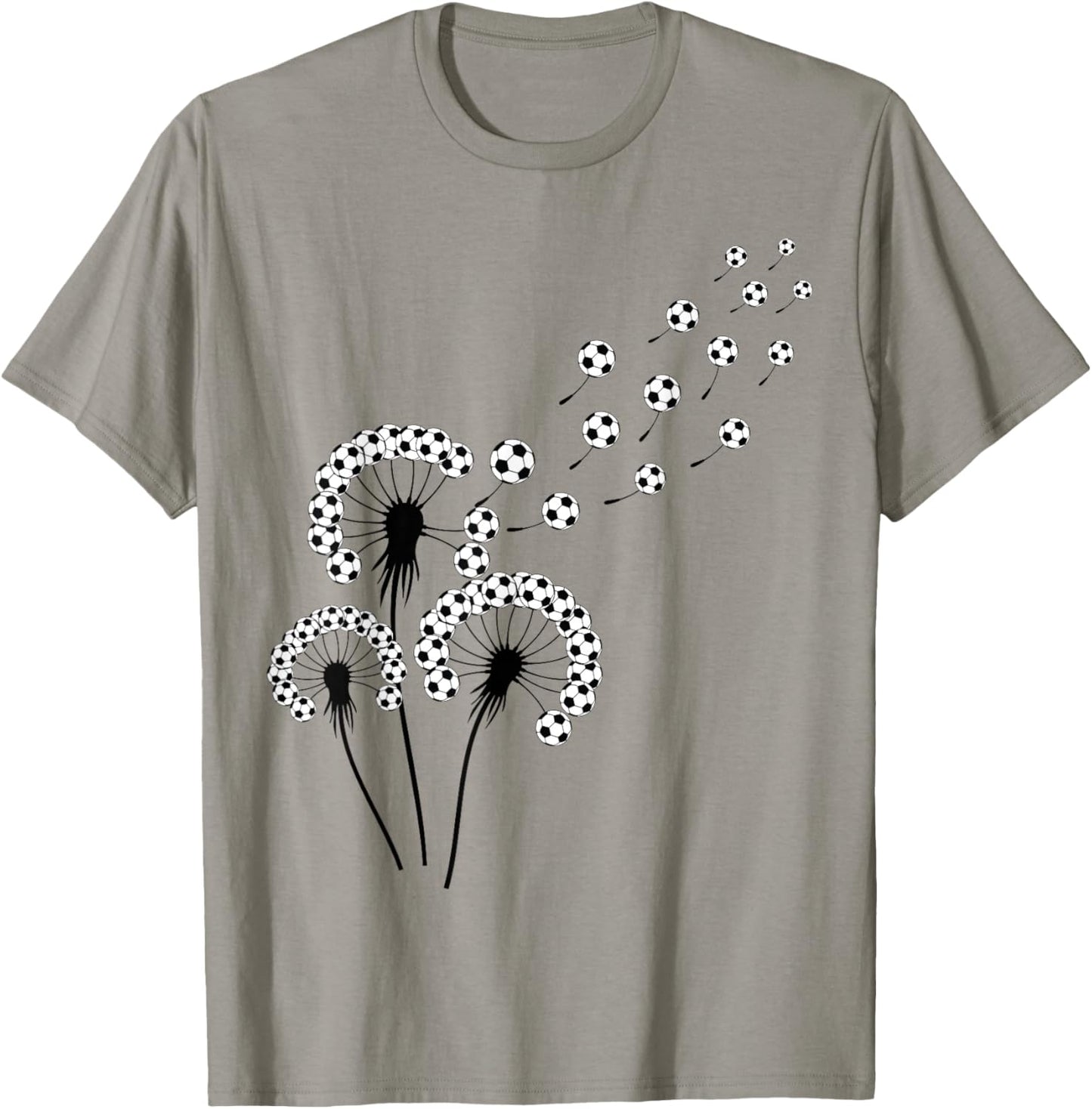 Dandelion Soccer Ball Shirt for Soccer Player Soccer T-Shirt - T-Shirt | Sand