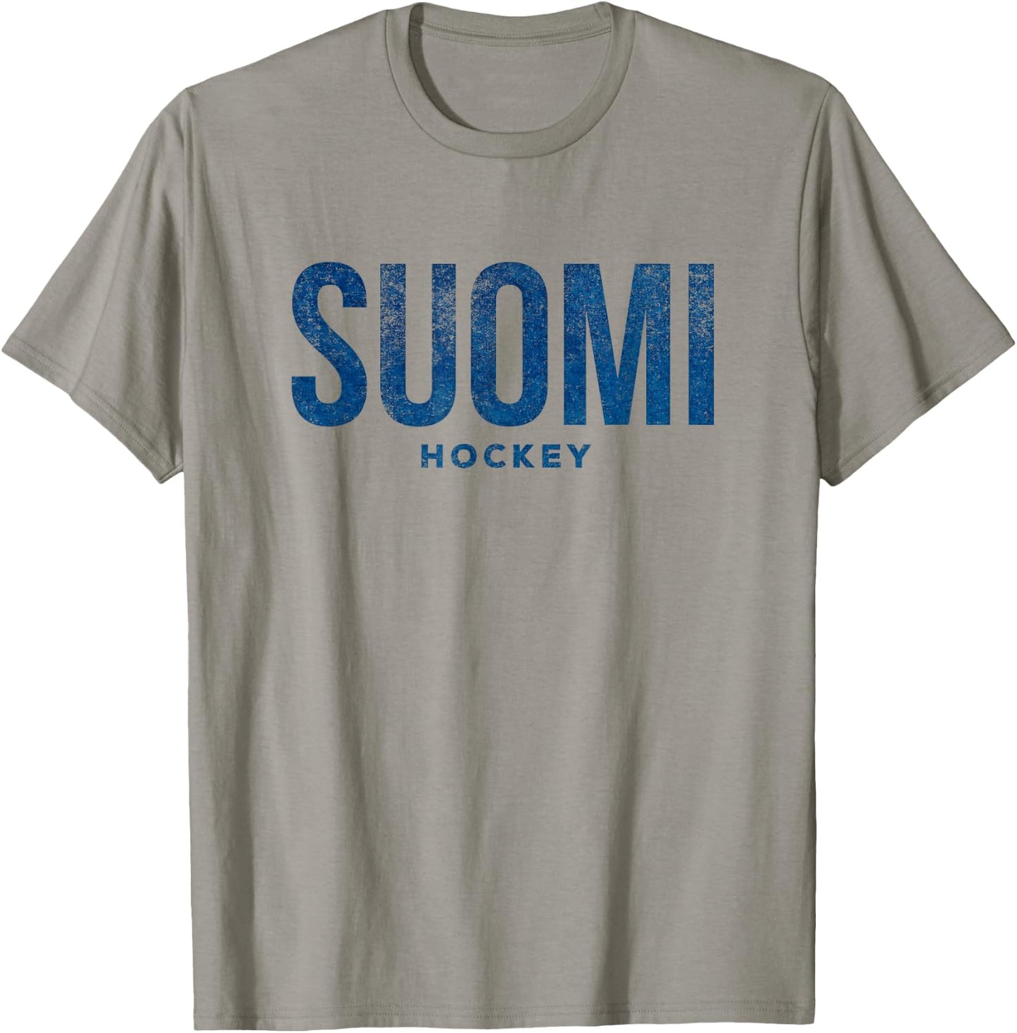 Finland Suomi Hockey Distressed Vintage Retro T Shirt T-Shirt - T-Shirt | Sand