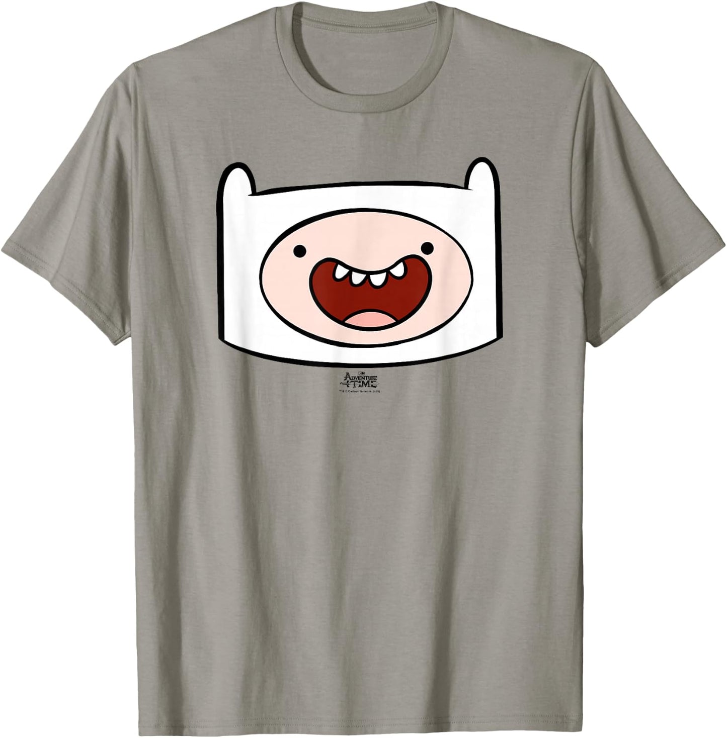 Adventure Time Finn Head T-Shirt - T-Shirt | Sand