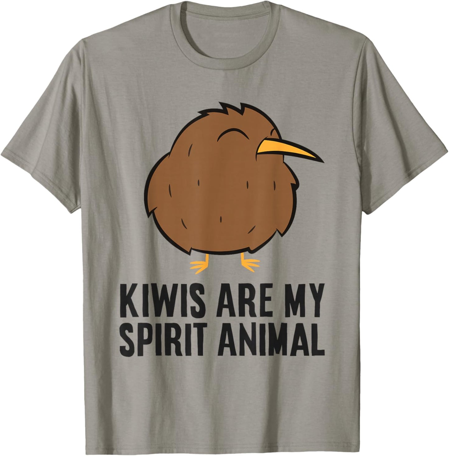 Kiwis Are My Spirit Animal Funny Kiwi T-Shirt - T-Shirt | Sand
