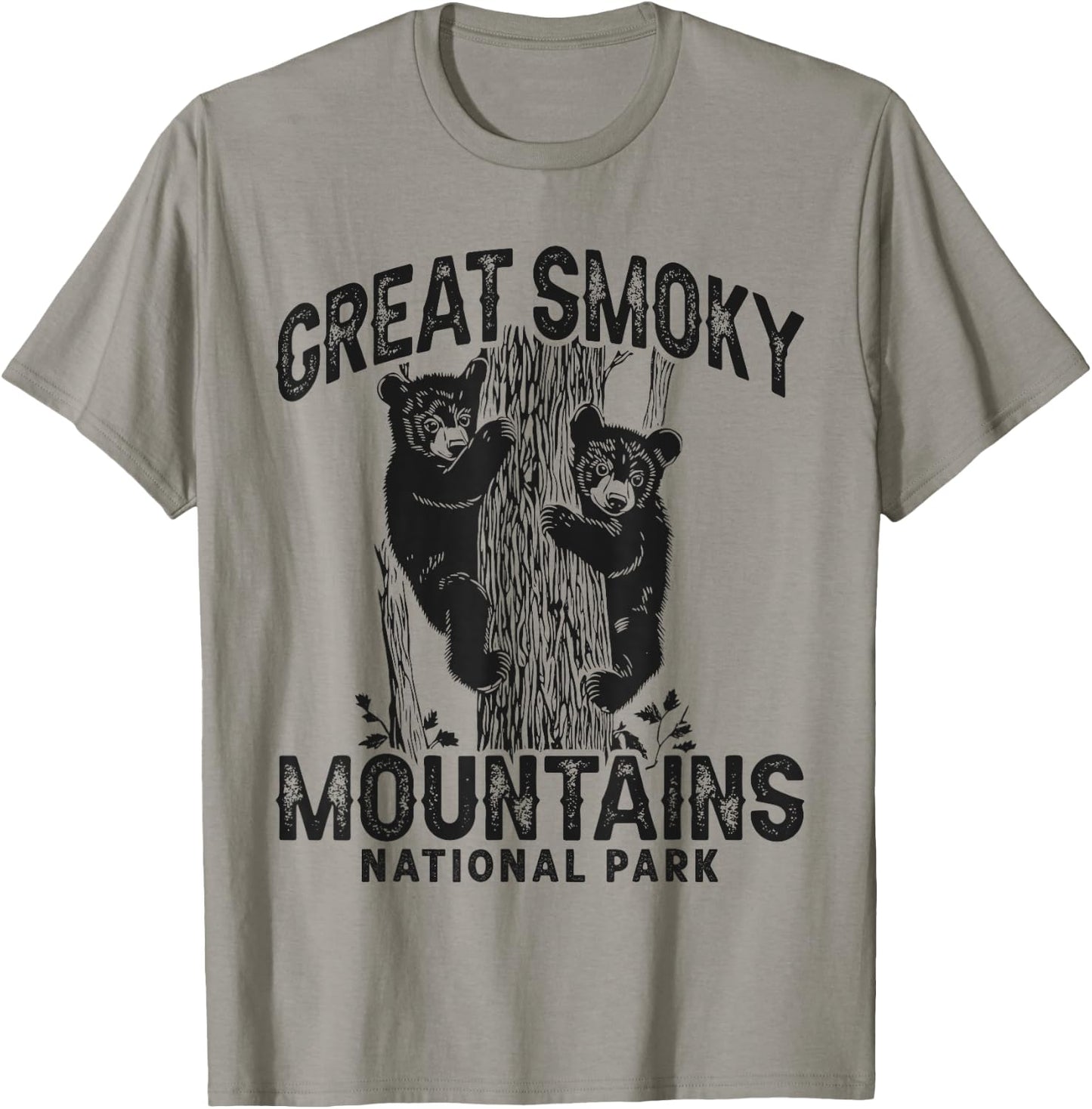 Great Smoky Mountains National Park Tennessee North Carolina T-Shirt - T-Shirt | Sand