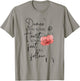 Ballerina Line Art Girl Dance With Your Heart Dancing Ballet T-Shirt - T-Shirt | Sand