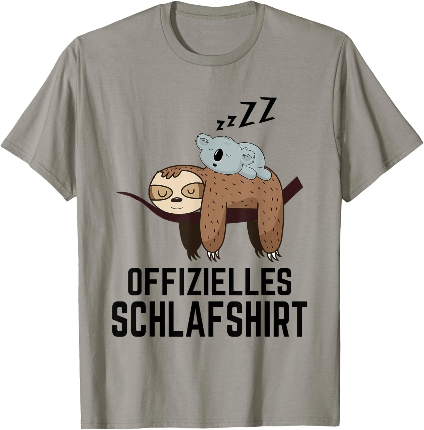 Official Sloth & Koala Sleep Shirt T-Shirt - T-Shirt | Sand