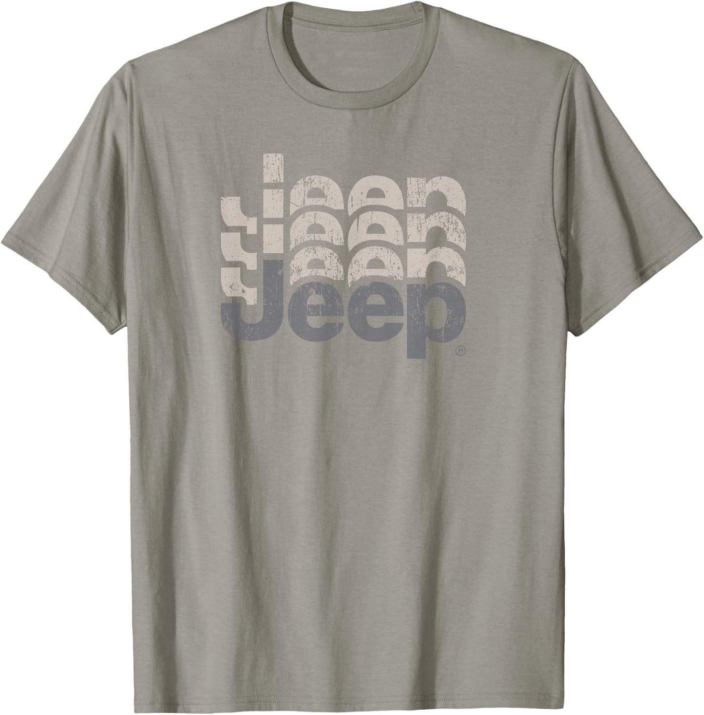 Jeep Repeating Logo T-Shirt - T-Shirt | Sand
