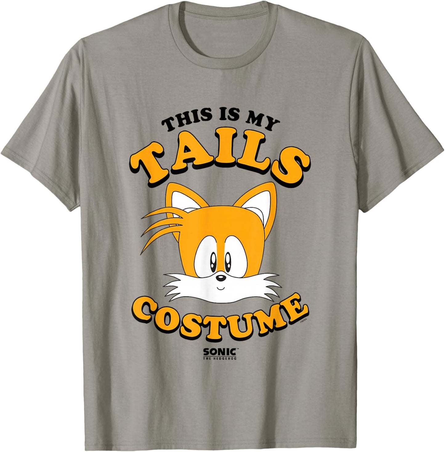 Sonic The Hedgehog Halloween This Is My Tails Retro Costume T-Shirt - T-Shirt | Sand