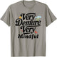 Funny very demure very mindful trend demure & mindful ladies T-Shirt - T-Shirt | Sand