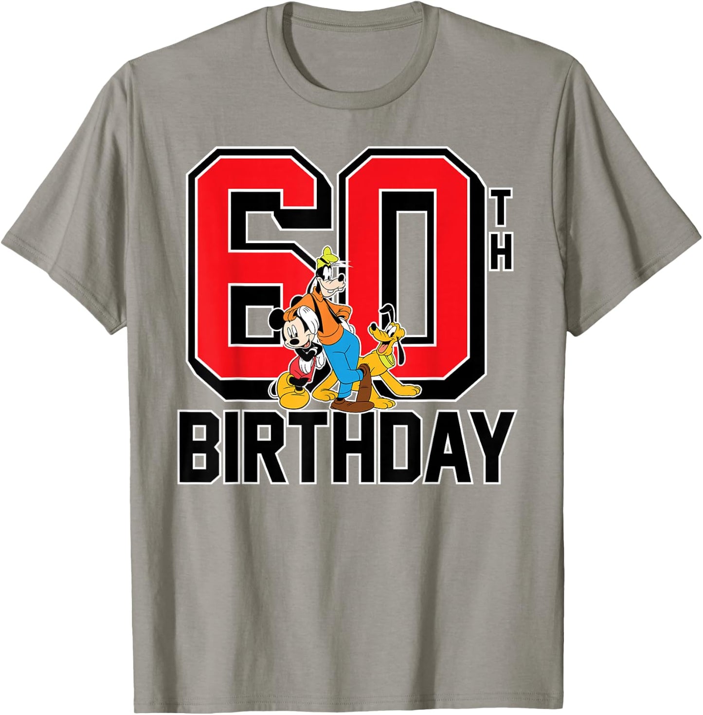 Mickey Mouse - Goofy Pluto 60th Birthday T-Shirt - T-Shirt | Sand
