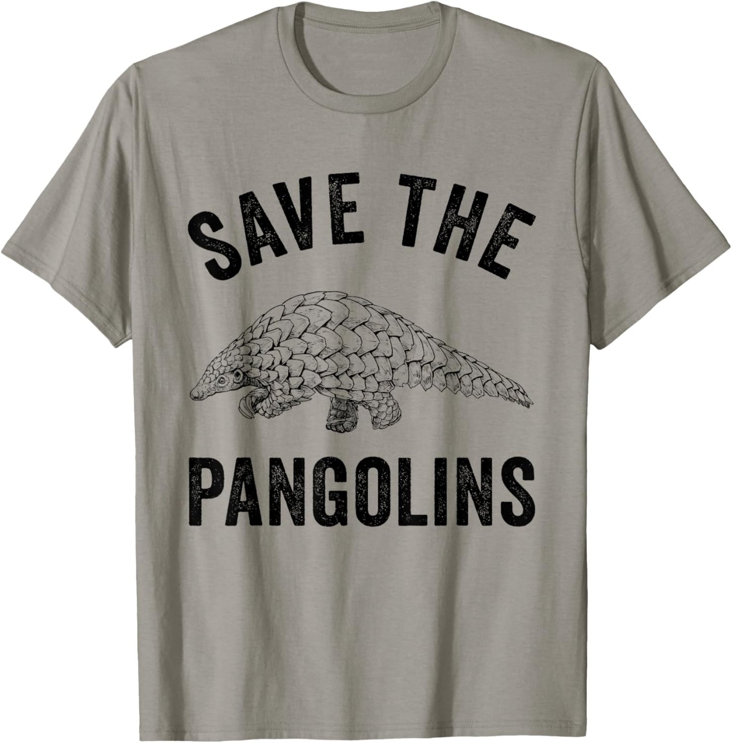 Save The Pangolins Funny Pangolin Lovers T-Shirt - T-Shirt | Sand