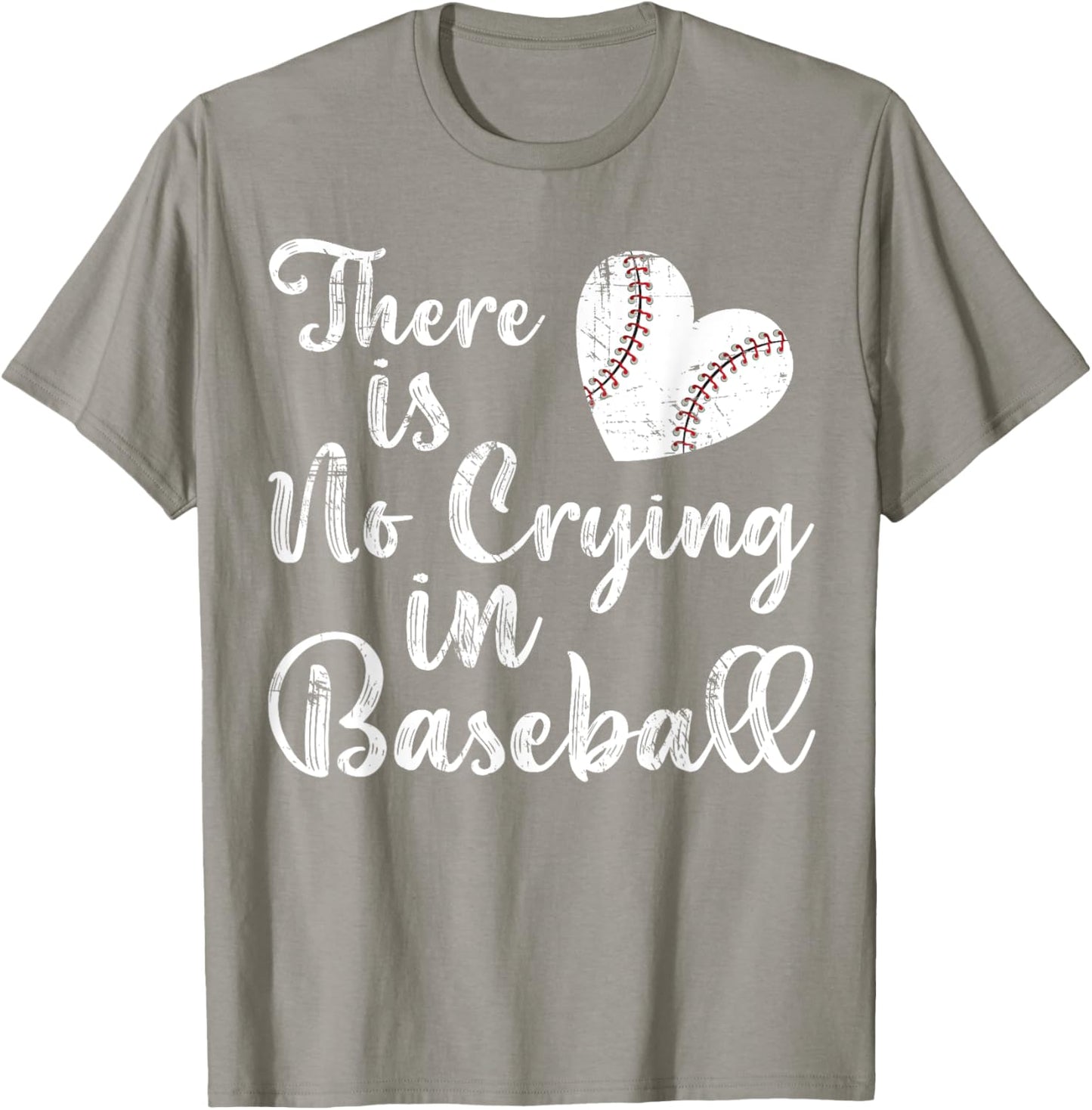 Cute There Is No Crying In Baseball Sister Toddler Funny Kid T-Shirt - T-Shirt | Sand