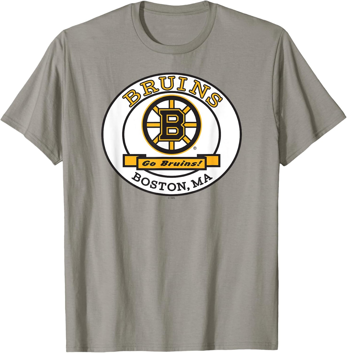 Boston Bruins Go Gray Officially Licensed T-Shirt - T-Shirt | Sand