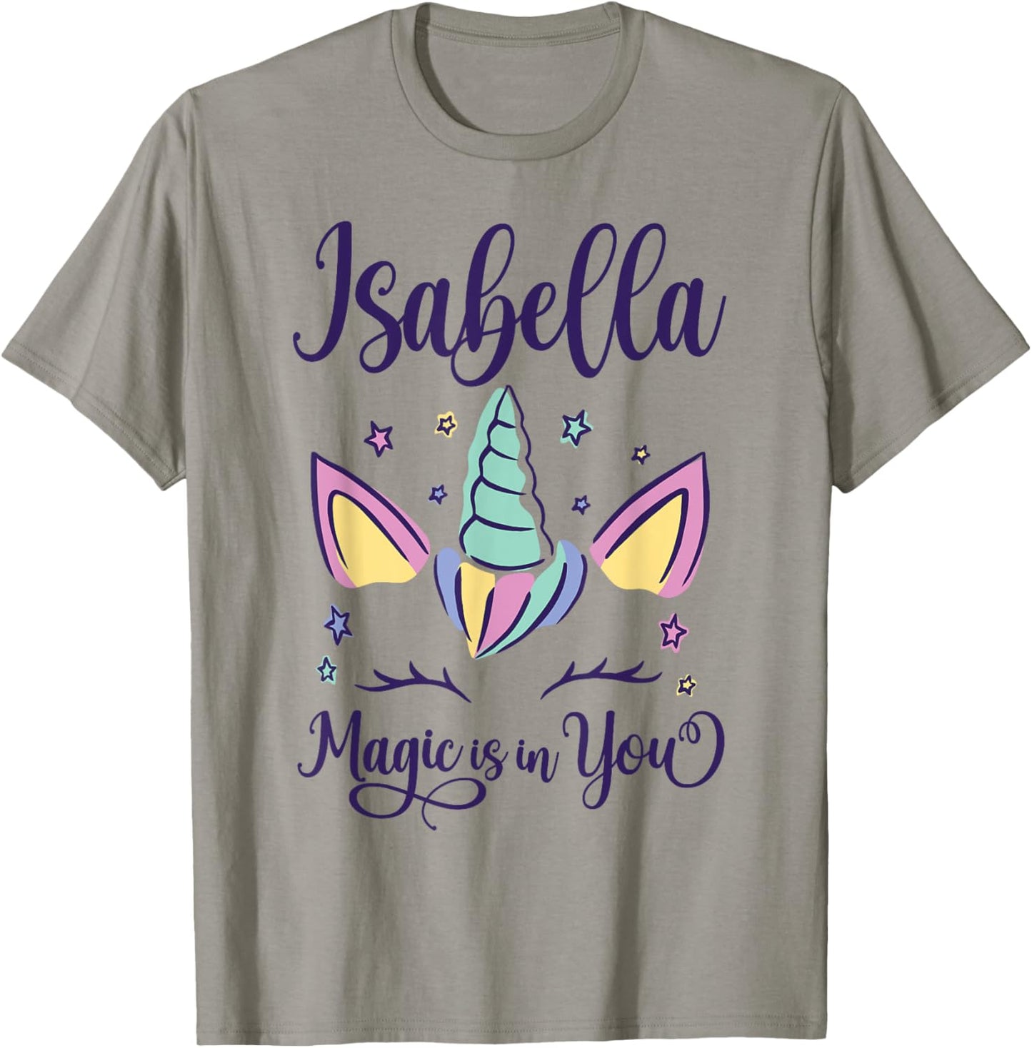 First Name Isabella Personalized I Love Isabella T-Shirt - T-Shirt | Sand