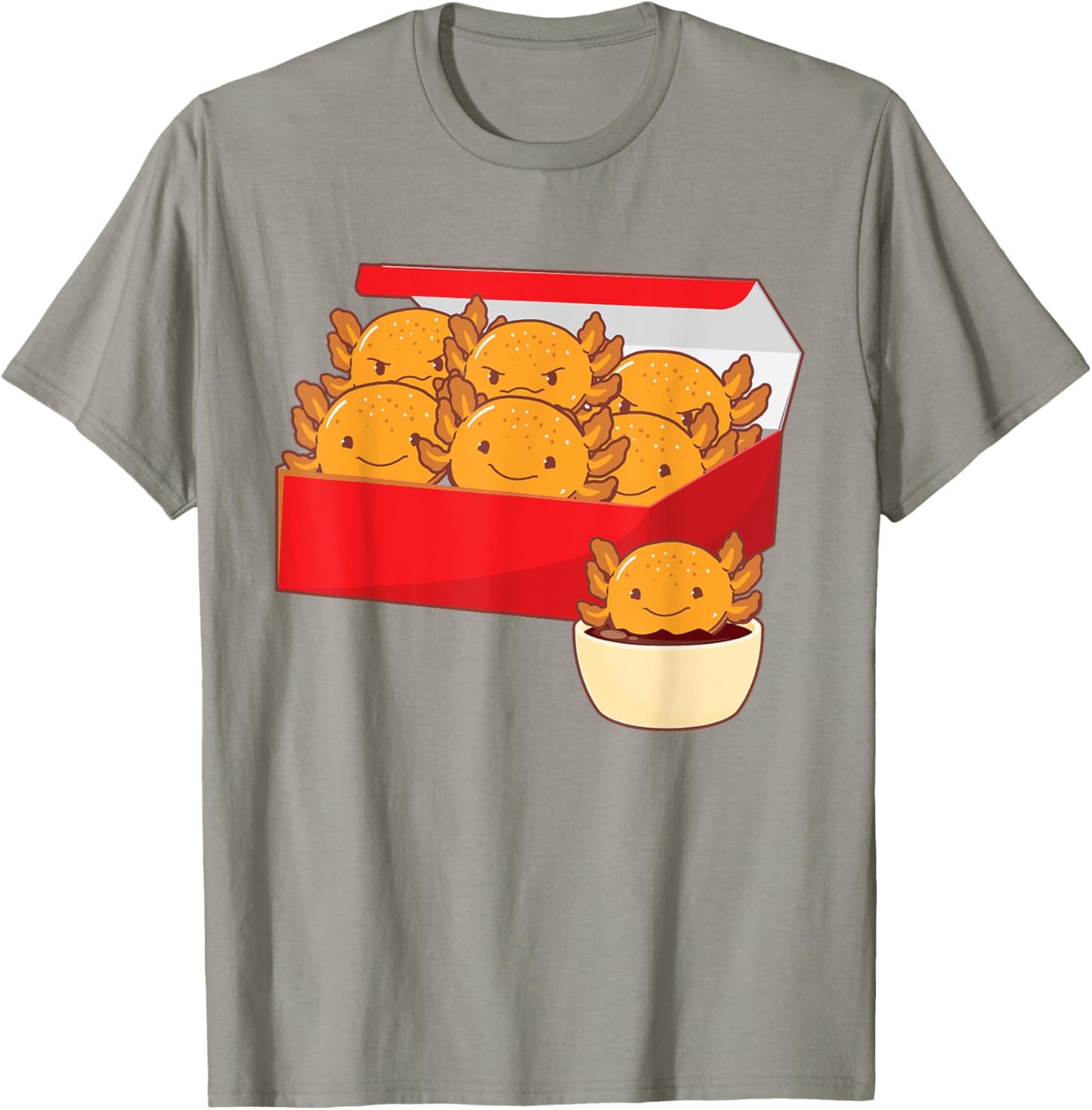 Axolotl Nuggets Axolotls T-Shirt - T-Shirt | Sand
