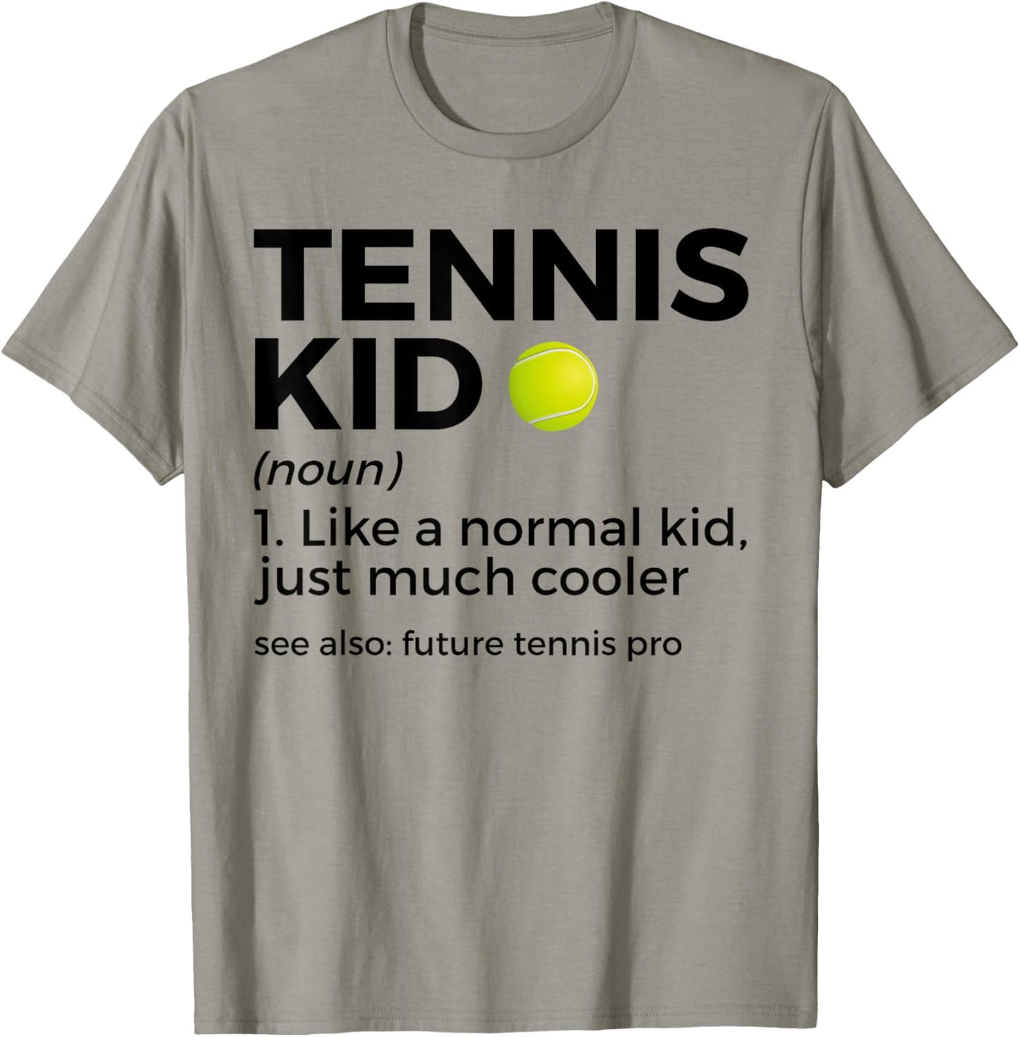 Funny Tennis Kid Definition Tennis Player T-Shirt - T-Shirt | Sand