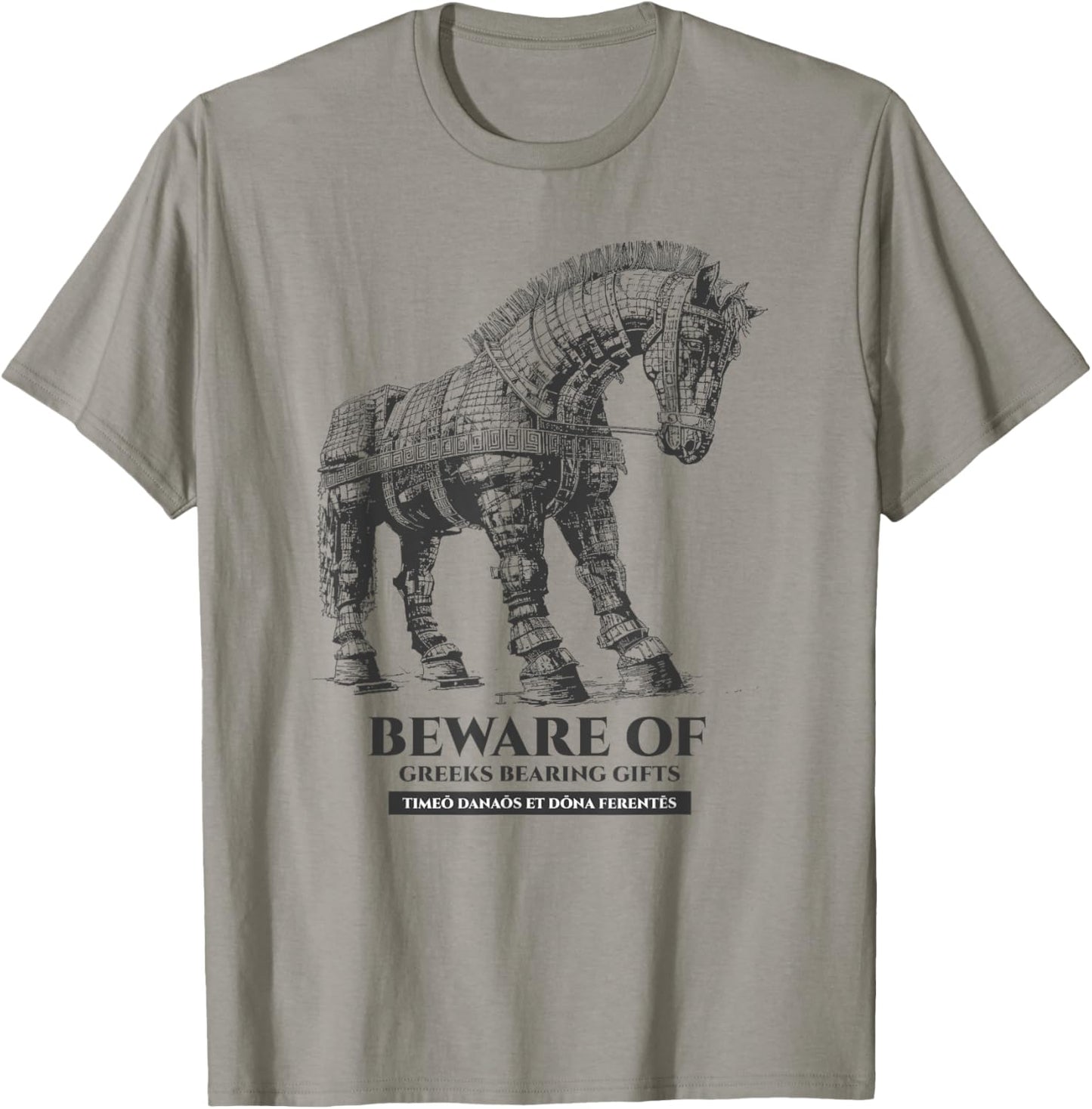 Chapter Keepers -Adults Greek Mythology - Grey, Small, Short Sleeve T-Shirt - T-Shirt | Sand