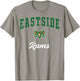 Eastside High School Rams T-Shirt - T-Shirt | Sand