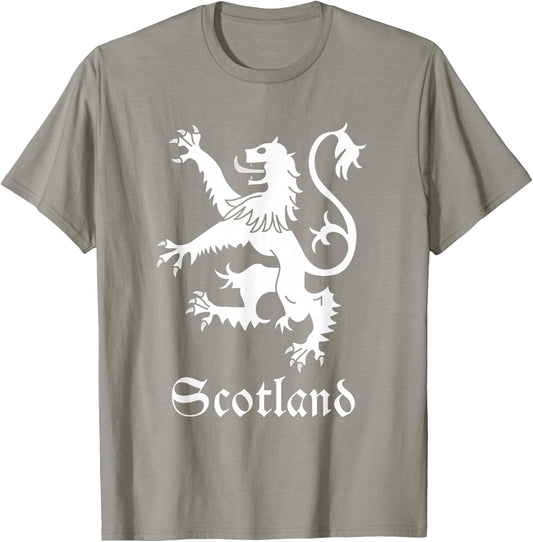 Scottish Lion Rampant Scotland Coat Arms Gift Crest T-Shirt - T-Shirt | Sand