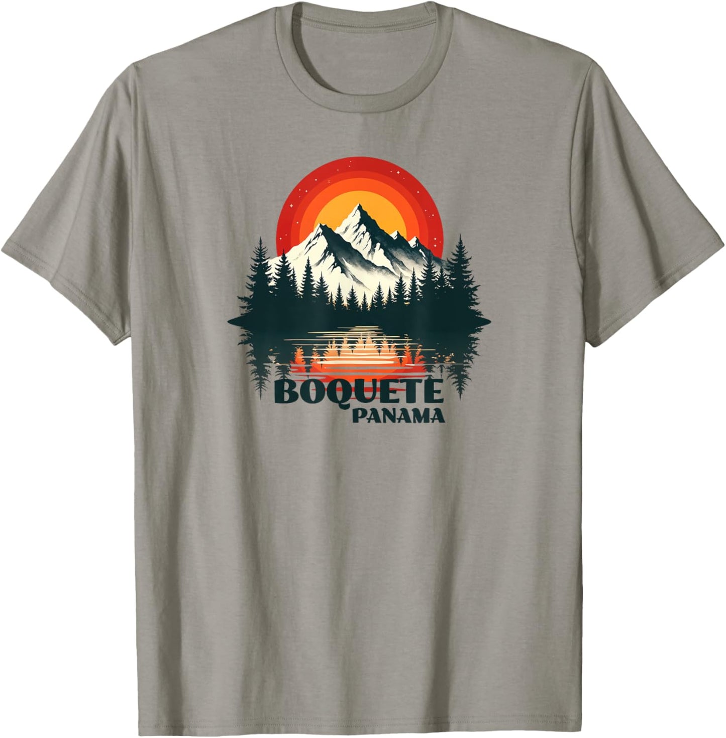 Boquete Panama Scenic Mountain Adventure Outdoor Design T-Shirt - T-Shirt | Sand