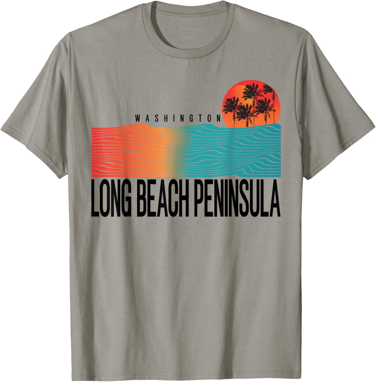 Washington Long Beach Peninsula Women Men Surfboarding T-Shirt - T-Shirt | Sand