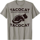 Tacocat Spelled Backward Is Tacocat Cat And Taco Lover Men Women T-Shirt - T-Shirt | Sand