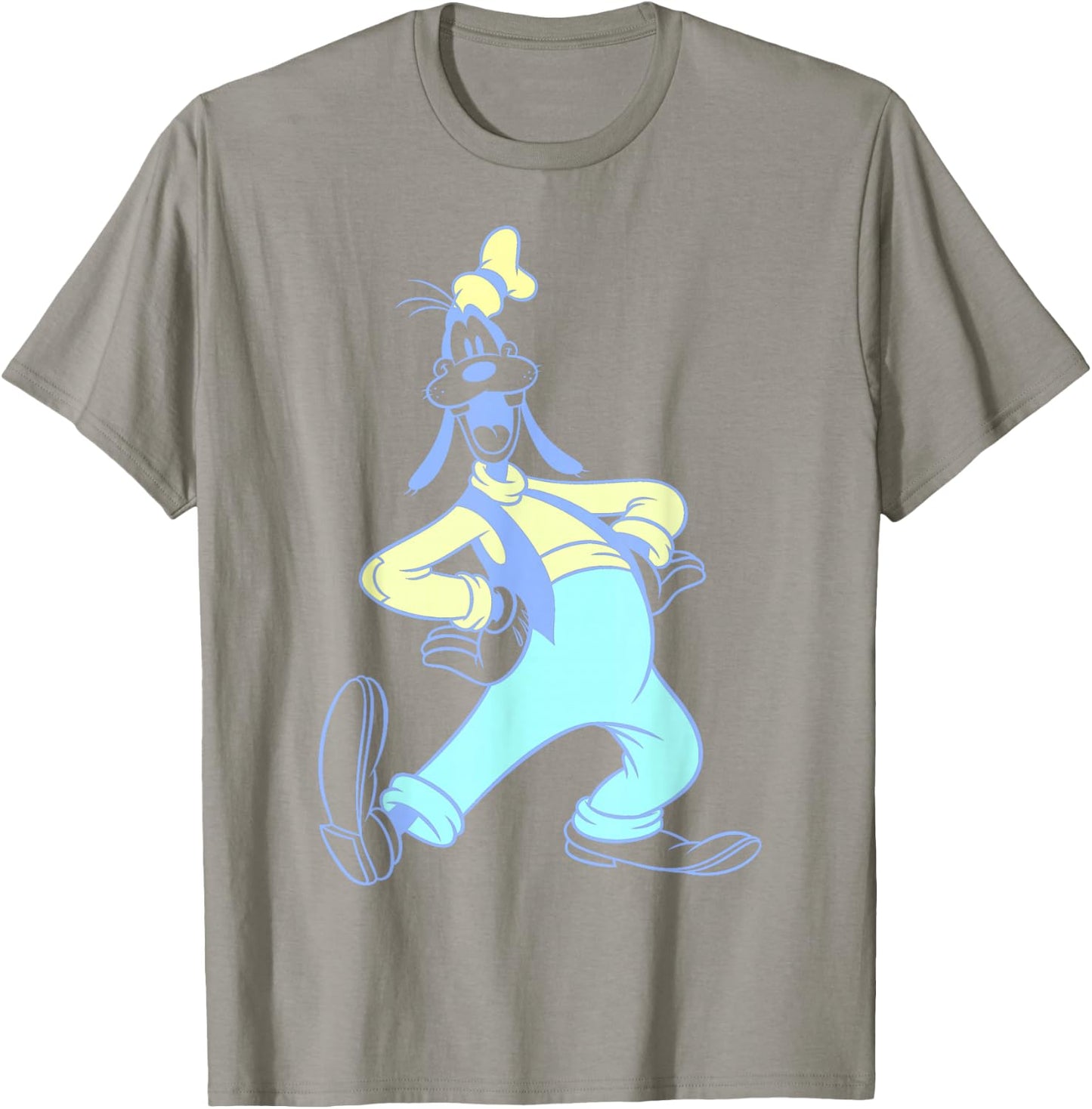 Disney Mickey And Friends Goofy Neon Portrait T-Shirt - T-Shirt | Sand