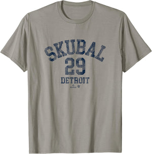 Tarik Skubal - Skubal 29 - Detroit Baseball T-Shirt - T-Shirt | Sand