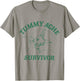 Tummy Ache Survivor Funny Rabbit Meme Bunny Lover T-Shirt - T-Shirt | Sand