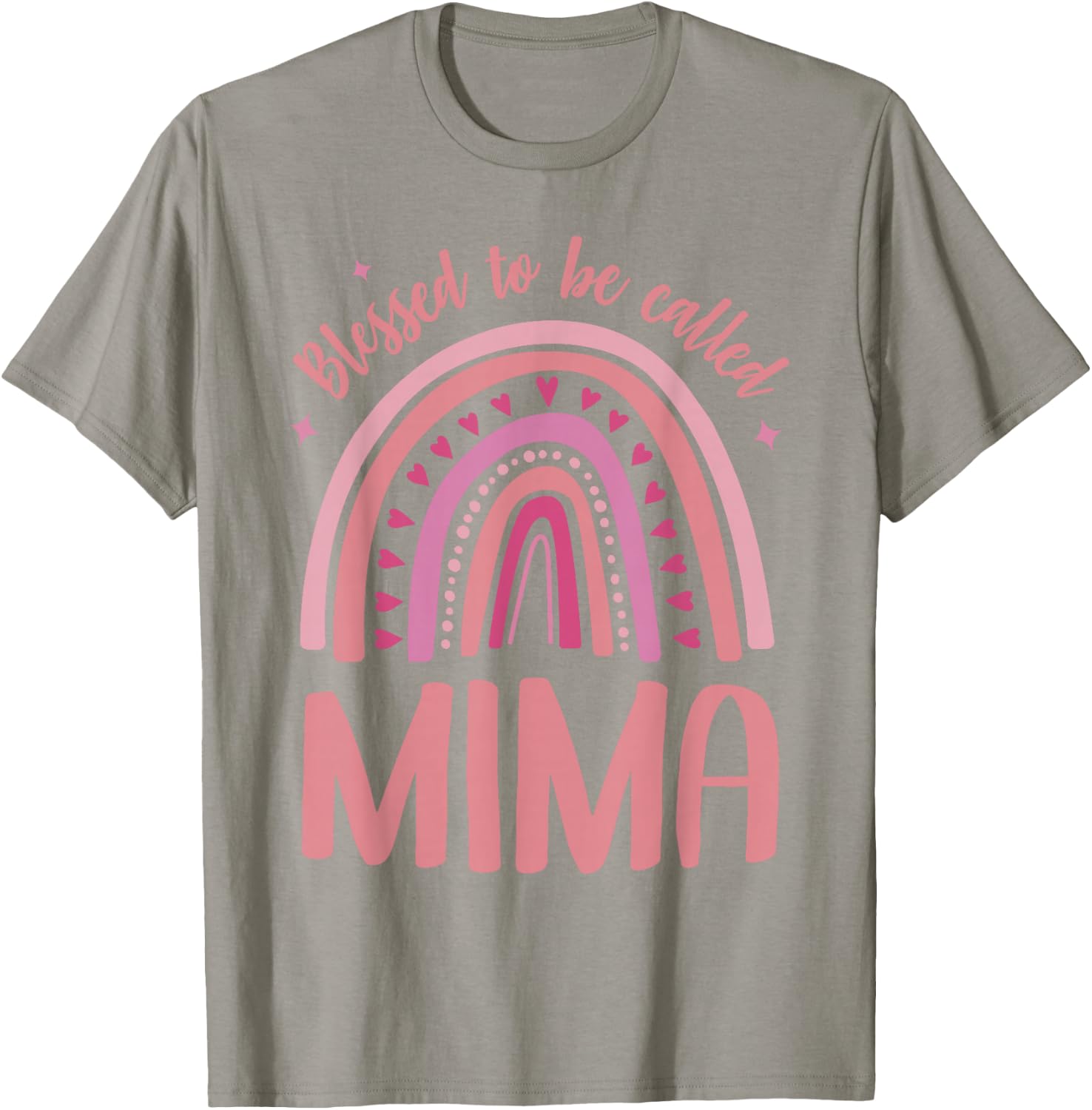 Mima Grandma Blessed to be called Mima T-Shirt - T-Shirt | Sand