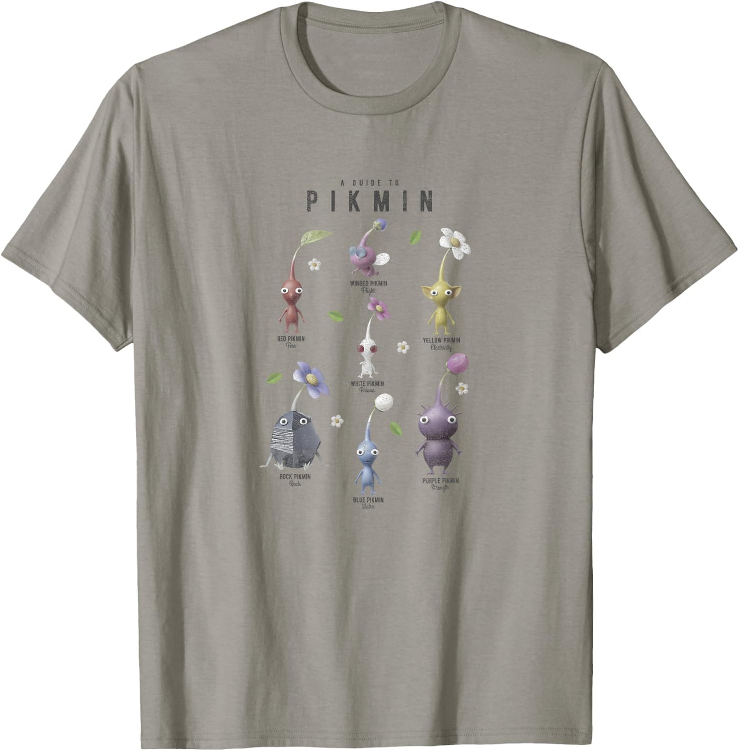 Pikmin A Guide To Pikmin T-Shirt - T-Shirt | Sand