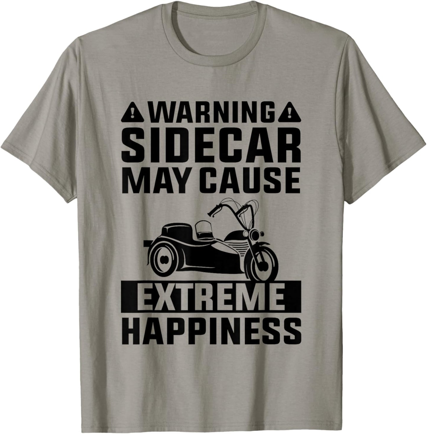 Sidecar Motorcycle Motorcyclist Bike Motorbike Sidecar Rider T-Shirt - T-Shirt | Sand