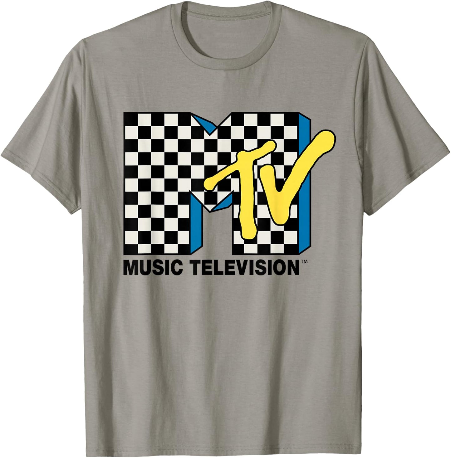 MTV Checker Logo T-Shirt - T-Shirt | Sand