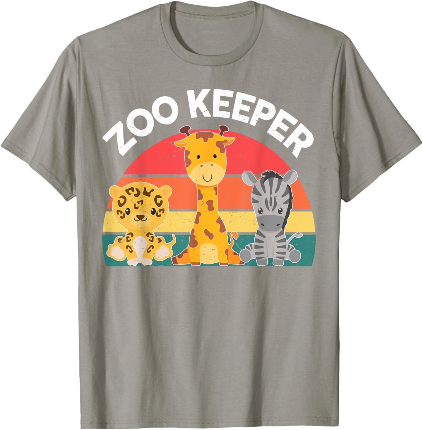 Women Zoo Crew-Shirt Toddler Boys Girl Kids Zoo Keeper Adult T-Shirt - T-Shirt | Sand