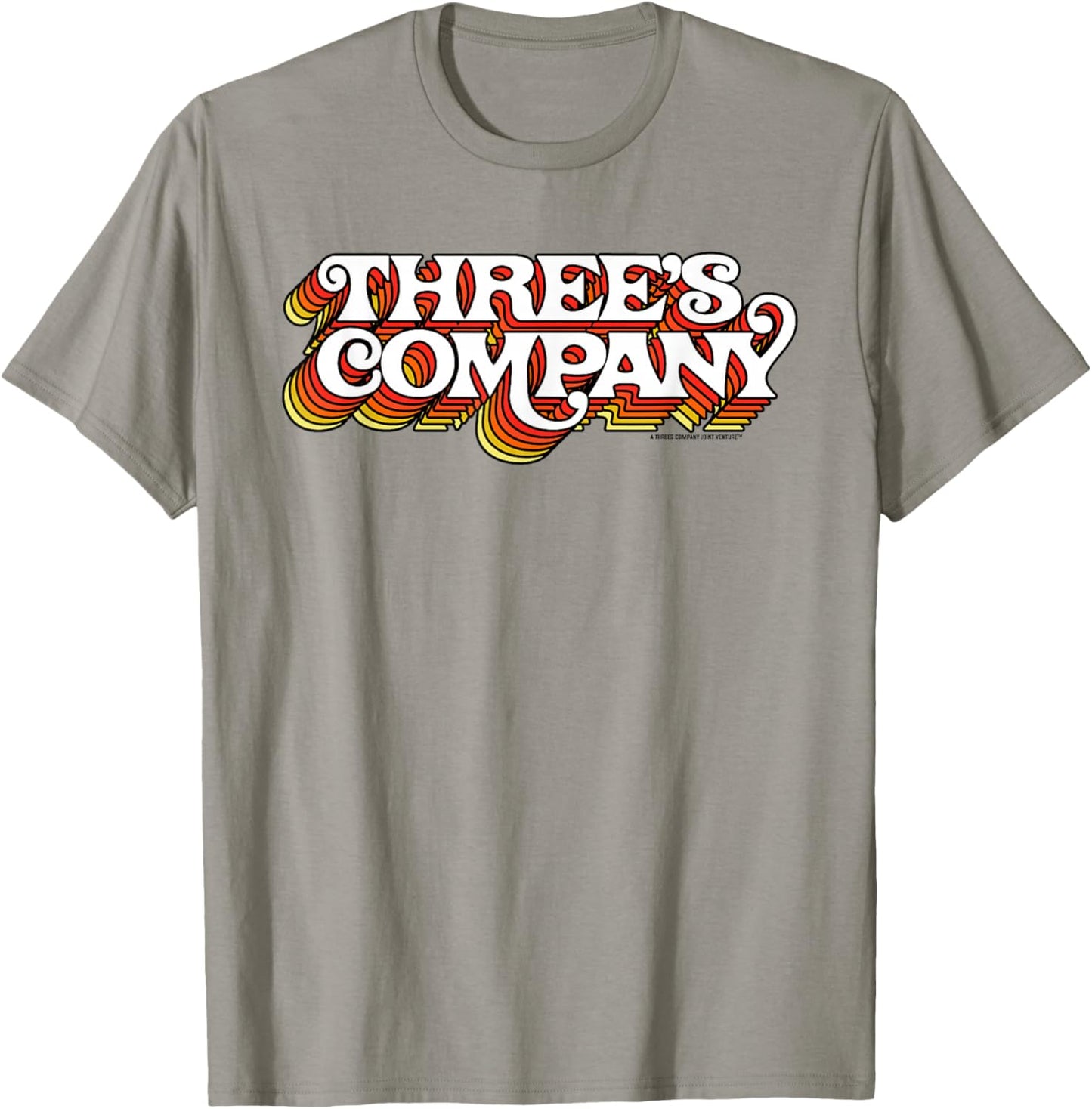 Three's Company Logo Officially Licensed T-Shirt - T-Shirt | Sand