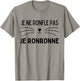 Je Ne Ronfle Pas Je Ronronne - Cat Nightshirt Pyjamas , white, S T-Shirt - T-Shirt | Sand