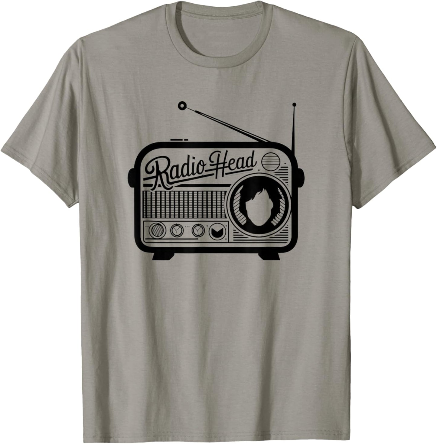 Retro Vintage Radio Head T-Shirt - T-Shirt | Sand