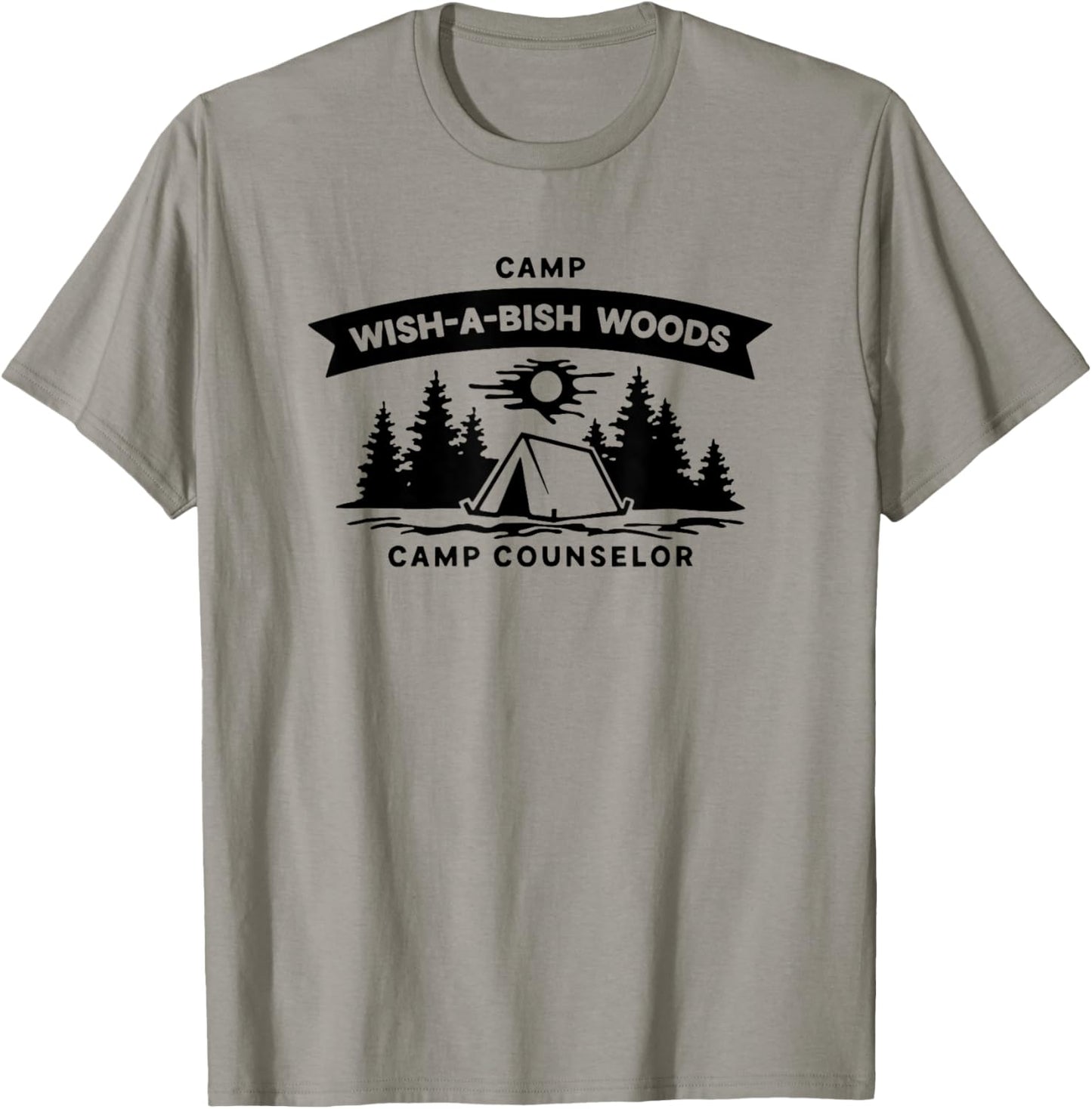 Camp wish-a-bish woods camp counselor T-Shirt - T-Shirt | Sand
